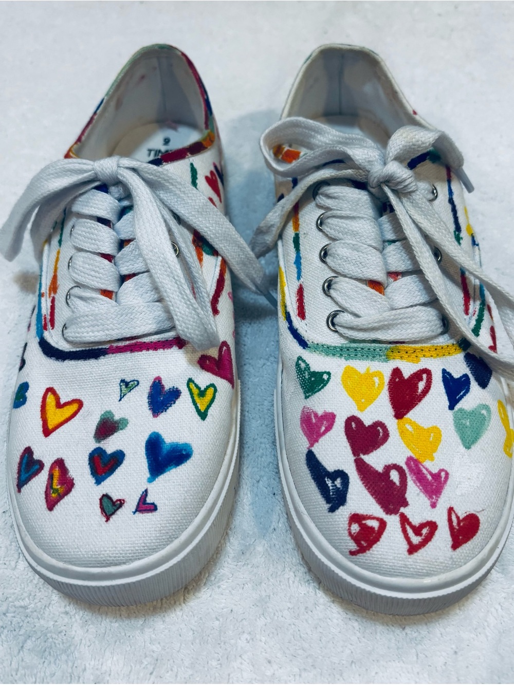 Brand New Customized Sneakers - Time & True - Womens Size 9 - Box 68